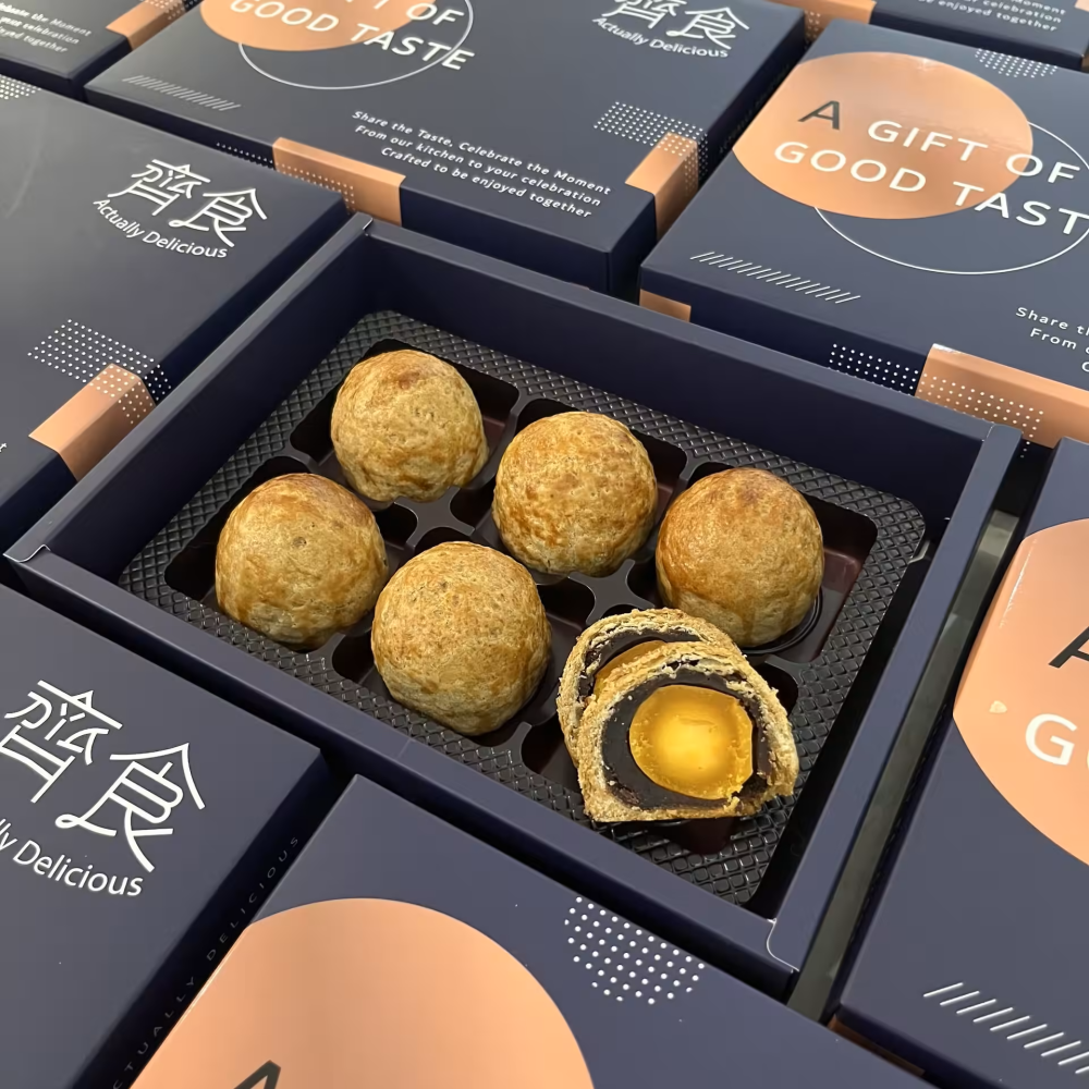 法式蛋黃酥禮盒｜免費加真空袋｜附禮袋｜